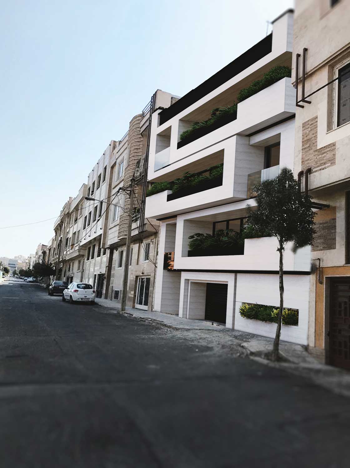 پروژه طراحی نمای ساختمان وطنچی